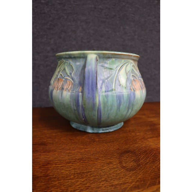 American Roseville Pottery Baneda Jardiniere, Pattern 626-8 For Sale - Image 3 of 13