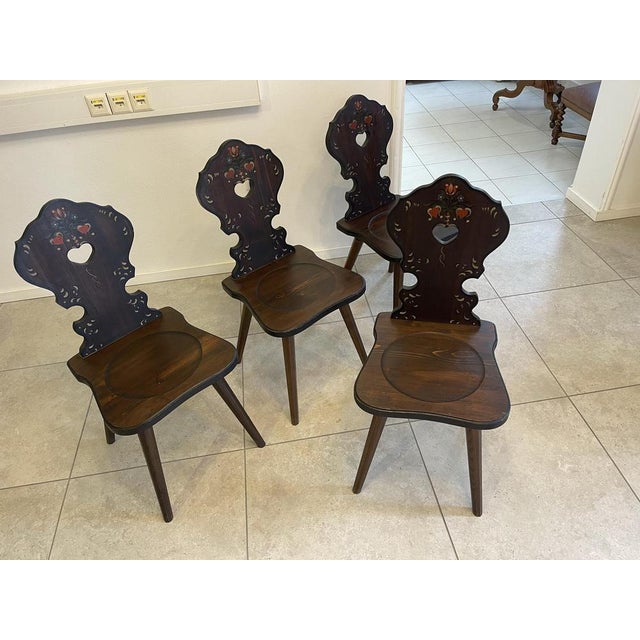 Vintage Side Chairs, Set of 4 For Sale - Image 16 of 16