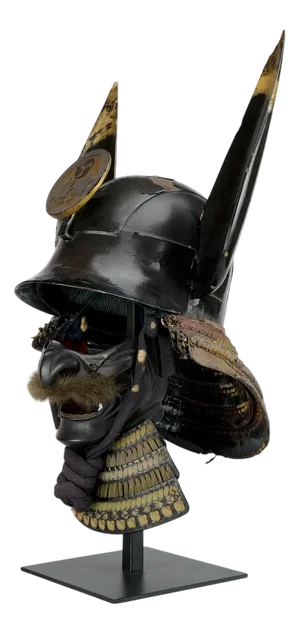 Edo Period Zunari Kabuto Samurai Mask, 1610