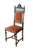Victorian 6 Antique Renaissance Revival Carved Walnut High Back Velvet Dining Chairs For Sale - Image 3 of 18