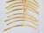 Metal Postmodern Brass Clothes Hangers, Italy, 1970s, Set 13 For Sale - Image 7 of 9