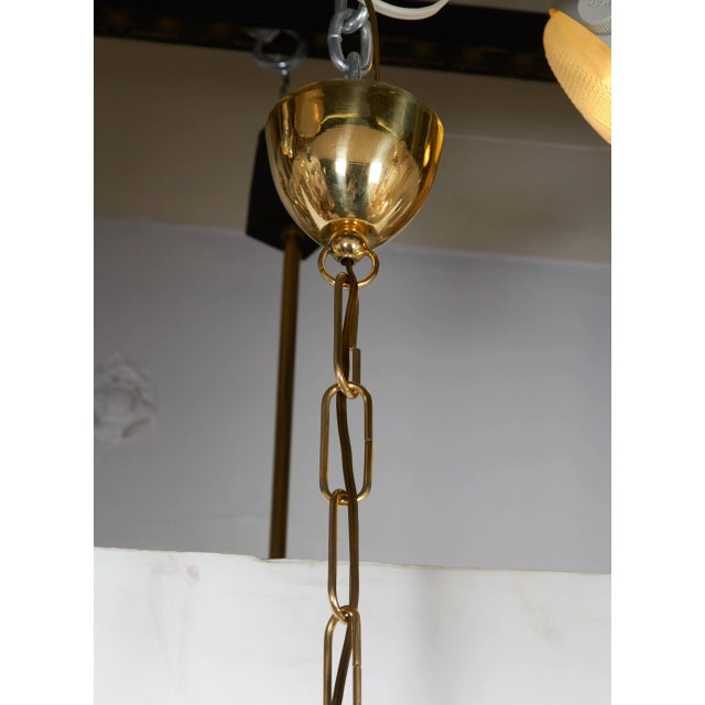 Italian Modern Floral 1940s-1950s Chandelier For Sale - Image 4 of 7