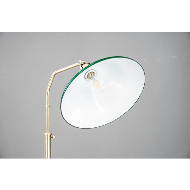 Art Deco Adjustable Floor Lamp with Green Shade, Vienna, Austria, 1920s For Sale - Image 11 of 18