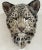 Glass Anne Andersson Sisal Fiber Snow Leopard 2006 For Sale - Image 7 of 12