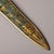 Late 19th Century Gilt Bronze Dagger With Inscriptions, 720g, Archaic Ceremonial Blade For Sale - Image 10 of 10