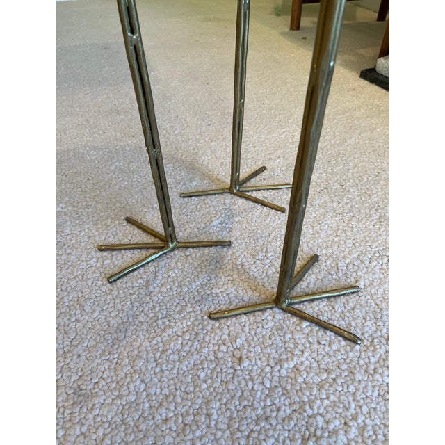 Wood Wooden Top Handcrafted Drink Table For Sale - Image 7 of 7