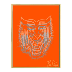 Drunken Tiger Giclee on Canvas by Pan Dulce