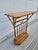 Burnt Bamboo and Wood Side Table For Sale - Image 11 of 17