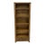 Mission Quarter Sawn Oak Open Shelf Bookcase - Walnut For Sale