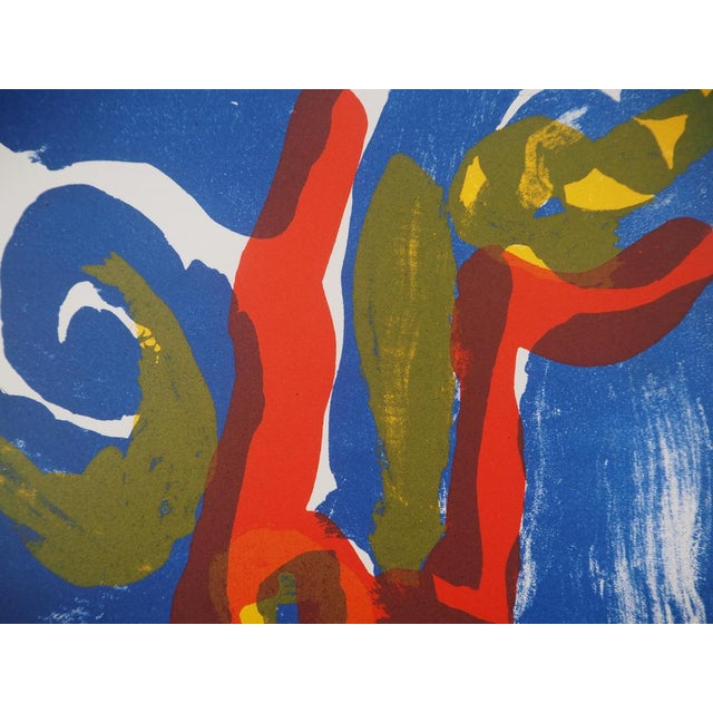 Bengt Lindström, Blue Face, Original Lithograph For Sale - Image 4 of 7
