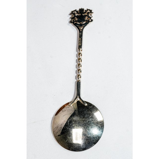 Scarce Commemorative Queen Victoria Jubilee Antique Sterling Silver Spoon Royalty For Sale - Image 9 of 11