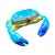 Late 20th Century Late 20th Century French Hand-Painted Limoges Porcelain Crab Box For Sale - Image 5 of 12