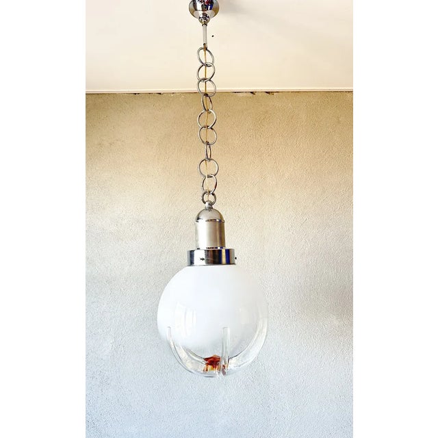 Mid-Century Modern Vintage Murano Lamp from Mazegga For Sale - Image 3 of 11