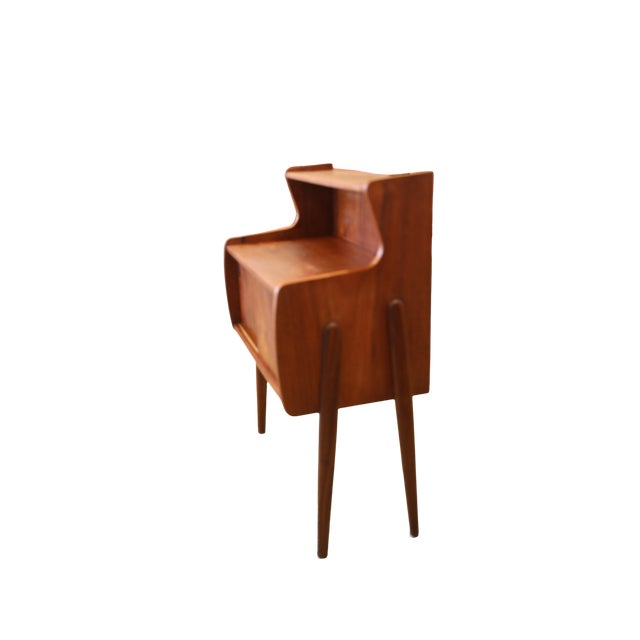 Danish Teak Cabinet with Sliding Doors, 1960s For Sale - Image 6 of 11