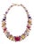Bochic "Capri" Vintage Natural Red Ruby & Fancy Color Multi Gem Necklace Set in 18K & Silver Elegant and Classic Italian...