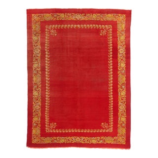 Late 19th Century Turkish Oushak Rug, 08'11 X 11'11 For Sale