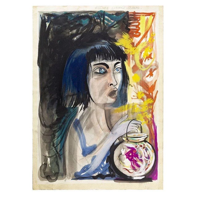 Woman With Fish is a colored artwork realized by Atelier Bernard Lelong (as written on the higher-margin) during the...