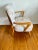 Vintage Mid Century Modern Armchair With Floral Upholstery For Sale - Image 4 of 7