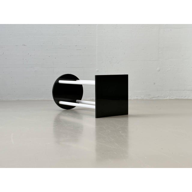 Vintage Standing Table with Polo Bar Stools by Anna Castelli Ferrieri for Kartell, Italy, 1980s, Set of 3 For Sale - Image 12 of 16