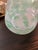 Contemporary Heavy Large Glass Vase Milk White and Green For Sale - Image 4 of 7
