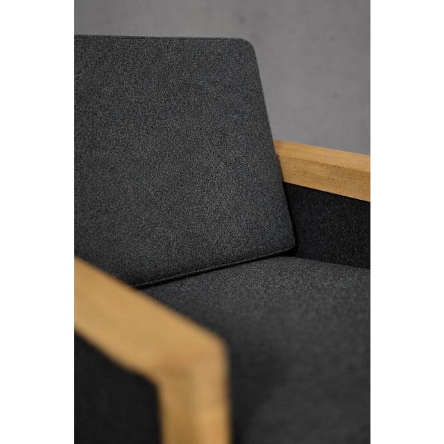 Mid-Century Danish Modern Oak and Felt Lounge Chairs, 1960s, Set of 2 For Sale - Image 13 of 18
