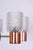 Mid-Century Chandelier in Chrome, Steel, Copper, and Glass, Czech, 1960s For Sale - Image 4 of 11