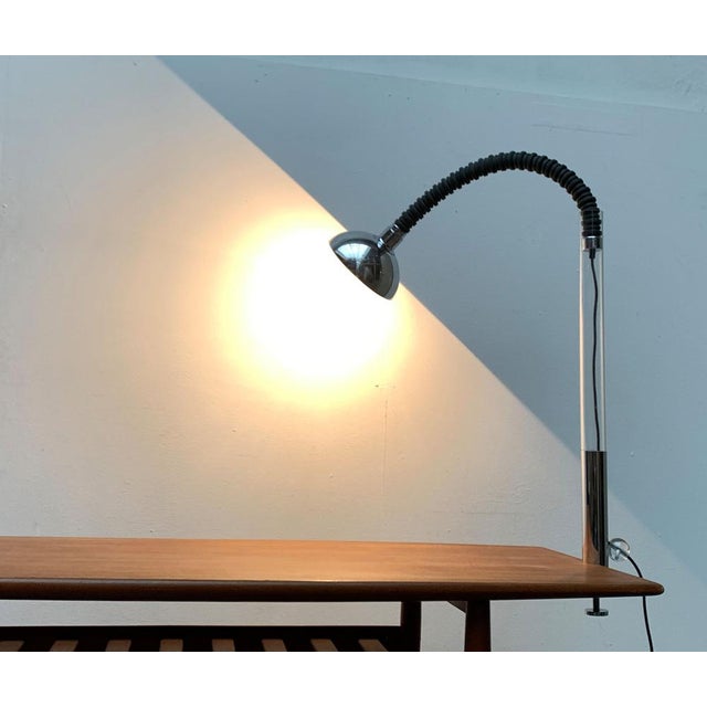 Mid-Century Modern Mid-Century Space Age Flexible Rubber Hose Table Clamp Lamp from Cosack, 1960s For Sale - Image 3 of 18