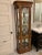 Petite Curved Glass Curio Pulaski French Empire Style For Sale - Image 10 of 12