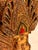 Traditional Mid 20th Century Large Hand-Carved Thai Lanna Teak Mirror For Sale - Image 3 of 4