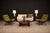 Brown Round Coffee Table in Solid Hardwood & Black Leather, Brazilian Modern, 1970s For Sale - Image 8 of 15