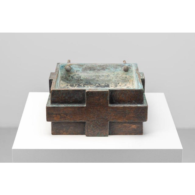 Holy Water Font in Bronze by Jan de Jong, Eindhoven, 1966 For Sale - Image 9 of 18