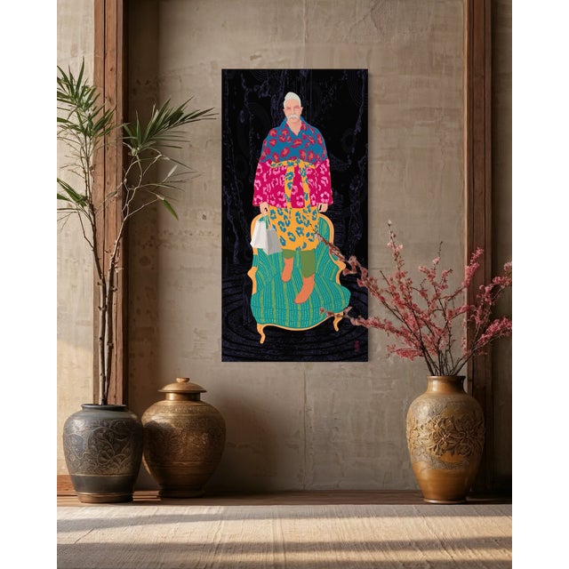 Lawrence by Steve Moors 24'x48" Ready to Hang For Sale - Image 11 of 12