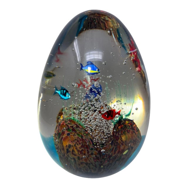 Giant Murano Glass Aquarium For Sale