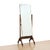 Wood 1920s English Walnut Floor Standing Cheval Mirror For Sale - Image 7 of 8