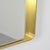 Rectangular Gilt Metal Mirror, 1970s For Sale - Image 4 of 11