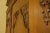 Vintage Oak Carved Cabinet For Sale - Image 4 of 9