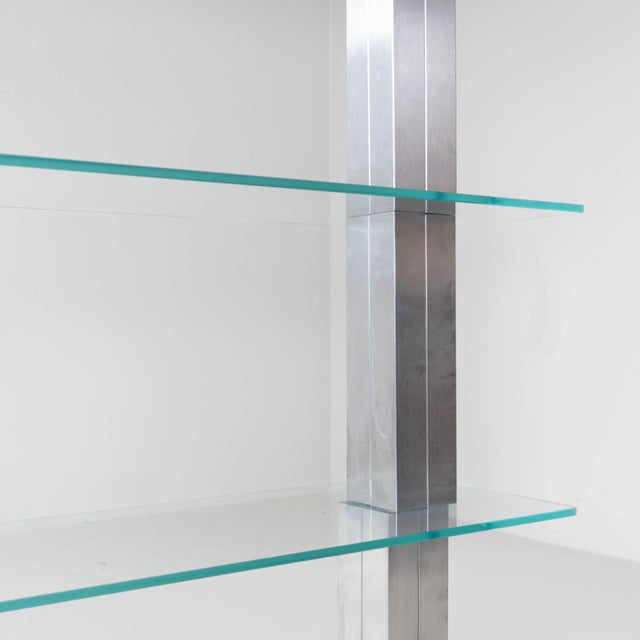 Metal Glass and Steel Display Case, 1970 For Sale - Image 7 of 10