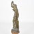Femmes à l'antiques, two brown patina bronzes of standing women in draped dresses Wooden bases Worn patina (traces of old...