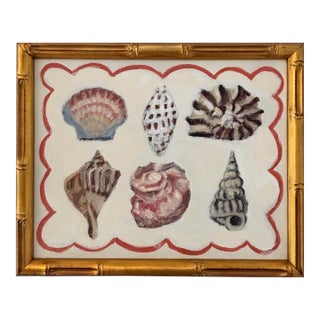 Seashells an Original Framed Painting by Michelle Heimann From the Sea Series . For Sale