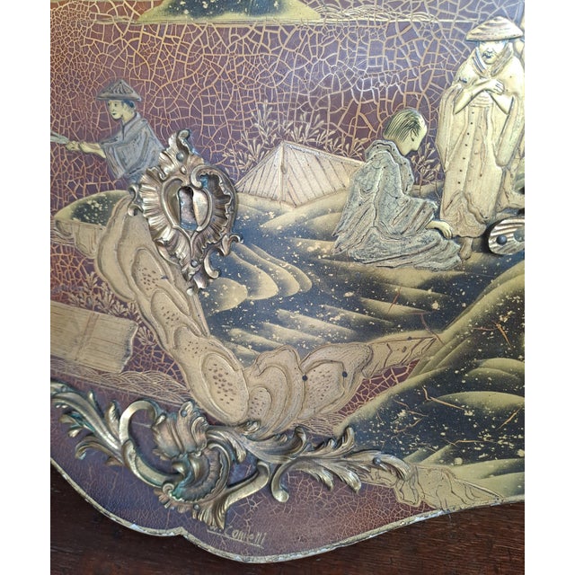 French Chinoiserie Commode by Walter Comelli, 1950 For Sale - Image 6 of 13