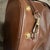 1980s Iconic Cognac Brown Leather and Brass Backpack by Salvatore Ferragamo For Sale - Image 11 of 13