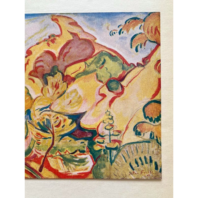 Various Artists Othon Friesz Vintage 1948 Fauvism Limited Edition French Fine Art Lithograph Print " La Ciotat " 1907 For Sale - Image 4 of 10