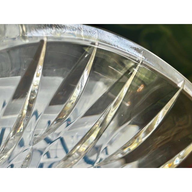 Transparent 2008 Waterford Crystal Marquis Rainfall 8” Bowl For Sale - Image 8 of 12