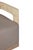 Eclipse Outdoor Solid Teak Wood Love Seat Natural - Gray Fabric For Sale - Image 4 of 11