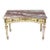 1930s Vintage French Louis XVI Style Low Marble Top Table For Sale