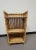 Mid-Century Bohemian Split Bamboo Rattan Wicker Low Bookcase Etagere For Sale - Image 10 of 13