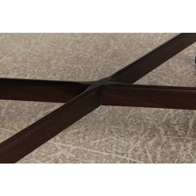 Stickley Mahogany Butlers Tray Top Table For Sale - Image 12 of 16