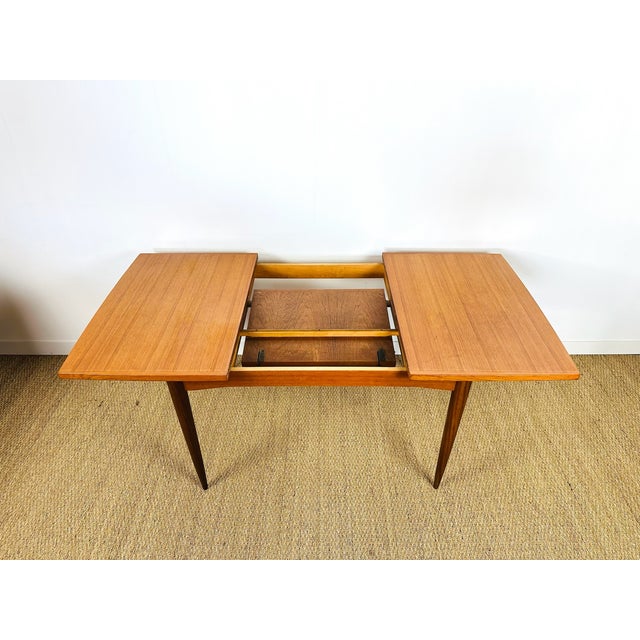 Wood Scandinavian Teak Dining Table with Butterfly Extension, 1960 For Sale - Image 7 of 18