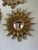 1960s French Style 17.25" Gilded Sunburst Wall Mirror For Sale - Image 18 of 18