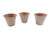 French Country Vintage Pink Cachepots or Planters, Set of Three, Herb Planters For Sale - Image 3 of 7